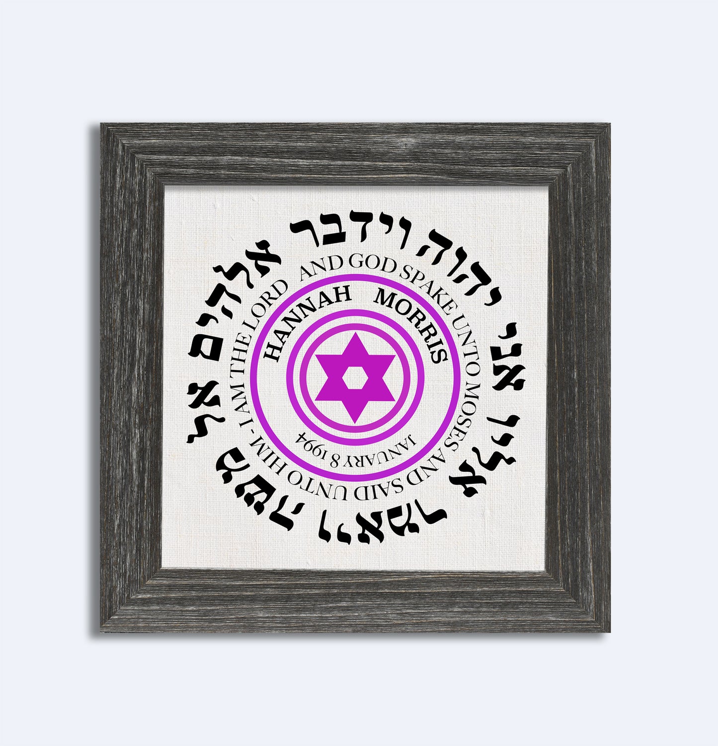 Custom Bat Mitzvah Gift Personalized Torah Portion