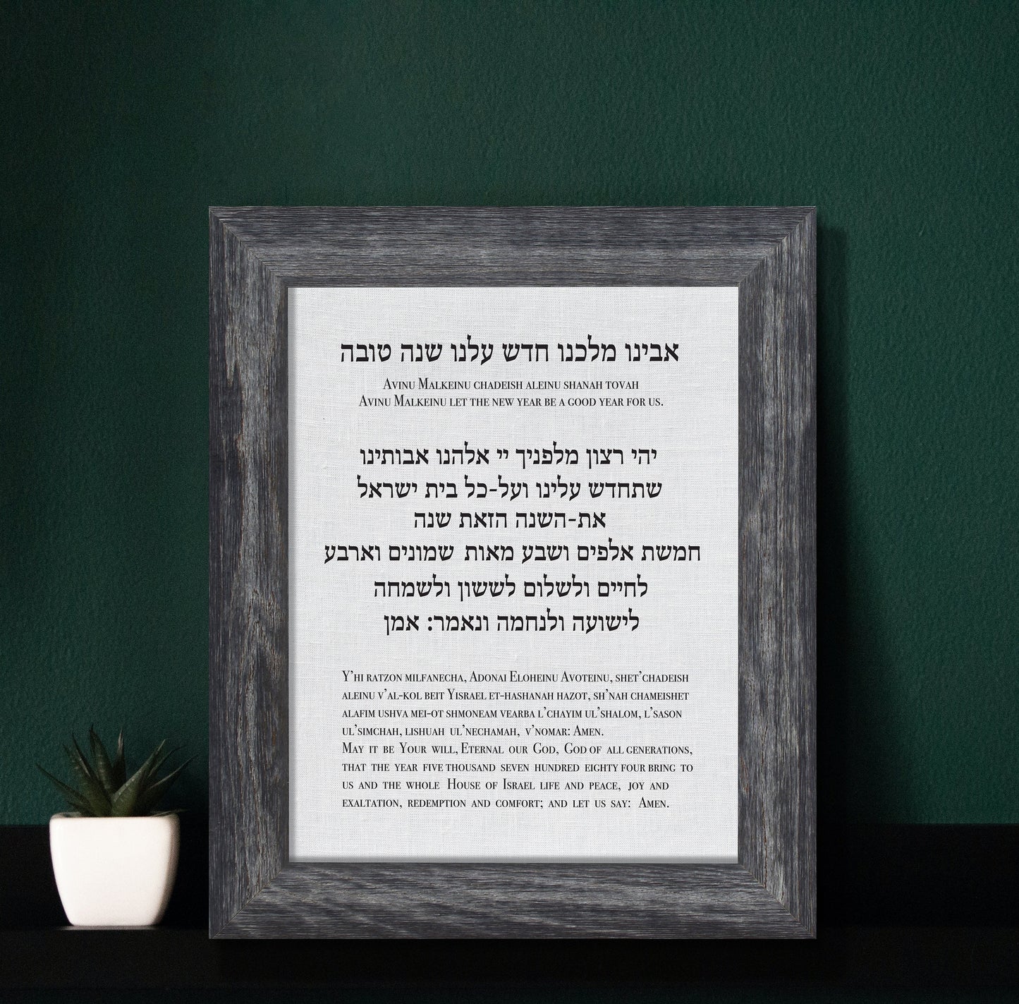 Rosh Hashanah Prayer Avinu Malkeinu